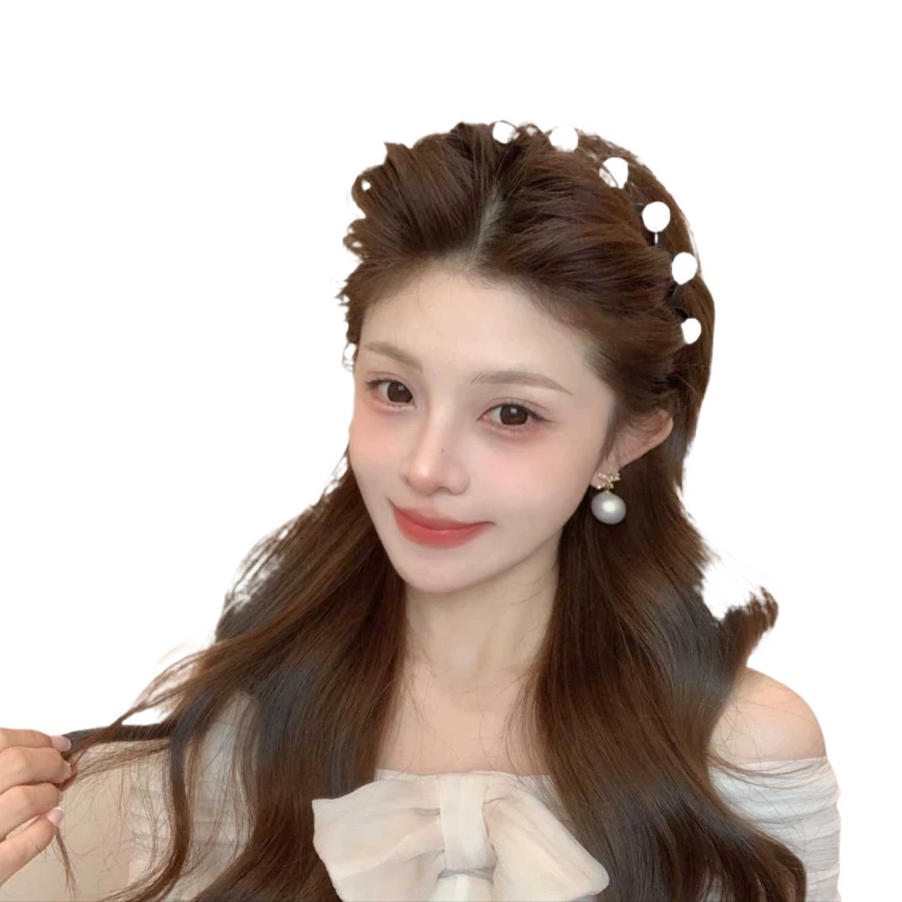 Wavy non-slip headband, adds volume, high-quality style