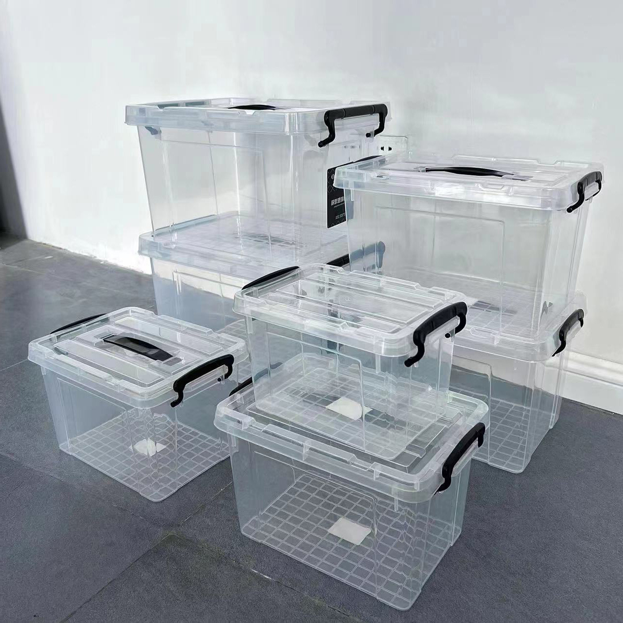 Caja de almacenamiento transparente mayorista enlace especial para clientes / foto Contáctenos