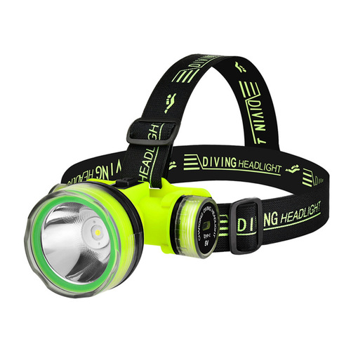 Outdoor New Focusing Dive Headlamp Strong Light Head-mounted Lighting Lamp Long-lasting Dive Headmount Equipment Headlight