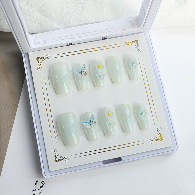 Uña blush con taladro de uñas manuales de uñas acabadas de color caramelo de uñas falsas de uñas parches de gel de goma