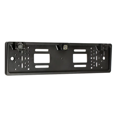 European license plate frame three-in-one radar reversing camera 12LED car reversing camera car rear view