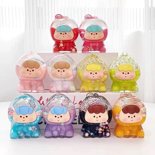 Fruit Baby Cartoon Color Bean quicksand Ornaments Shake Tone Blind Bag Same Style Toy Desktop Toy Ornaments