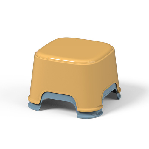 Household simple plastic stool cartoon colorful children's stool bathroom thickened foot stool non-slip low stool children's chair
