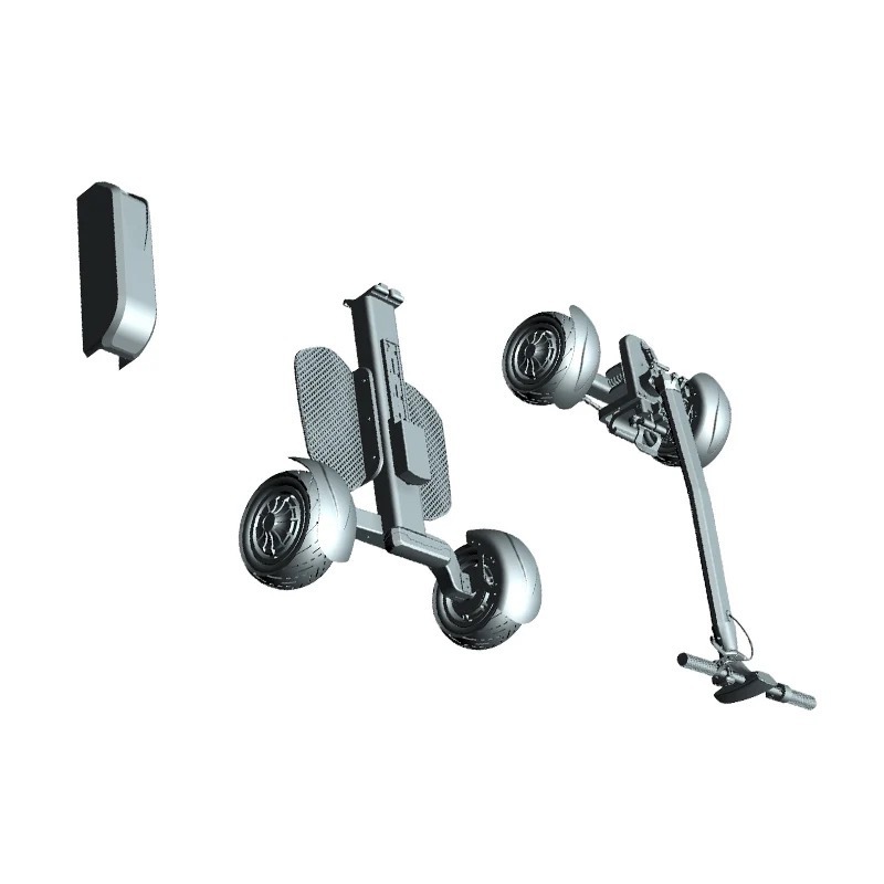 Retuol Four-Wheel Electric Golf Cart Scooter Foldableable and Detachable for 18 Holes Drop Shipping