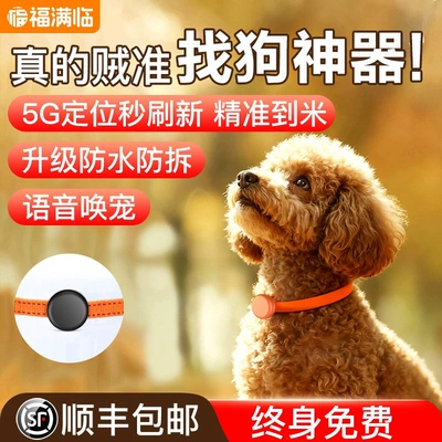 Pet locator GPS dog collar cat anti-lost tracking device intelligent remote real-time location tracking