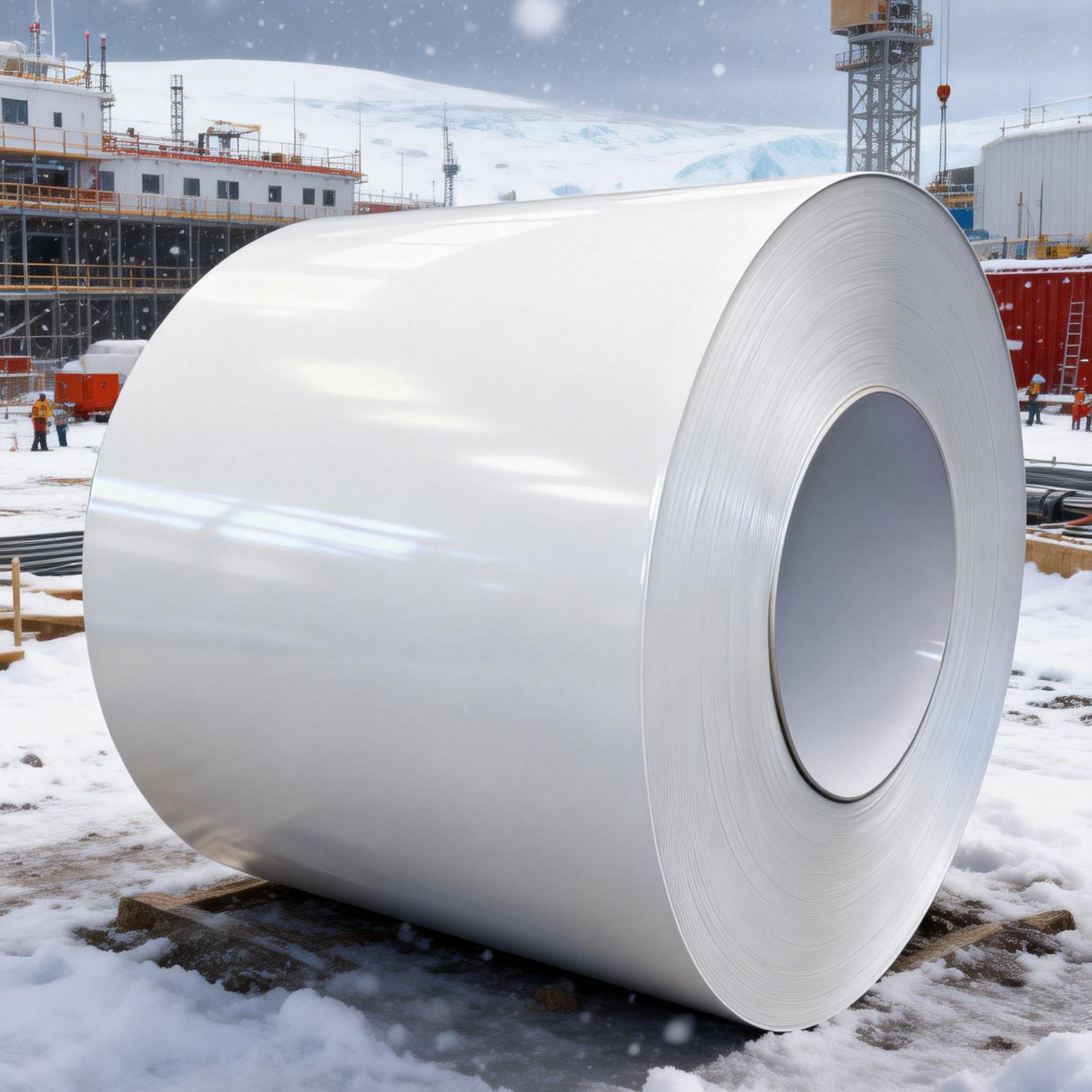 供应TDC51D+Z PE聚酯HDP高耐候SMP硅改PVDF氟碳彩涂宝钢帝王白