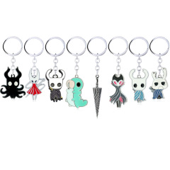 新款空洞騎士鑰匙扣格林劇團長合金鑰匙扣純淨釘劍骨掛件跨境批發