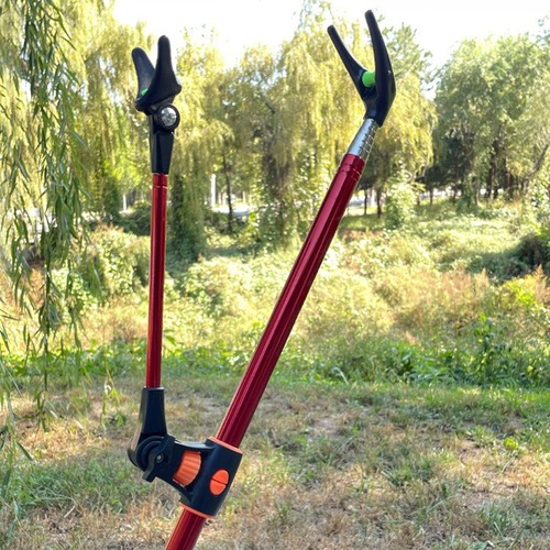 Stainless steel thickened fishing rod turret bracket, dual-purpose fishing bracket, fishing box ground bracket, fishing supplies