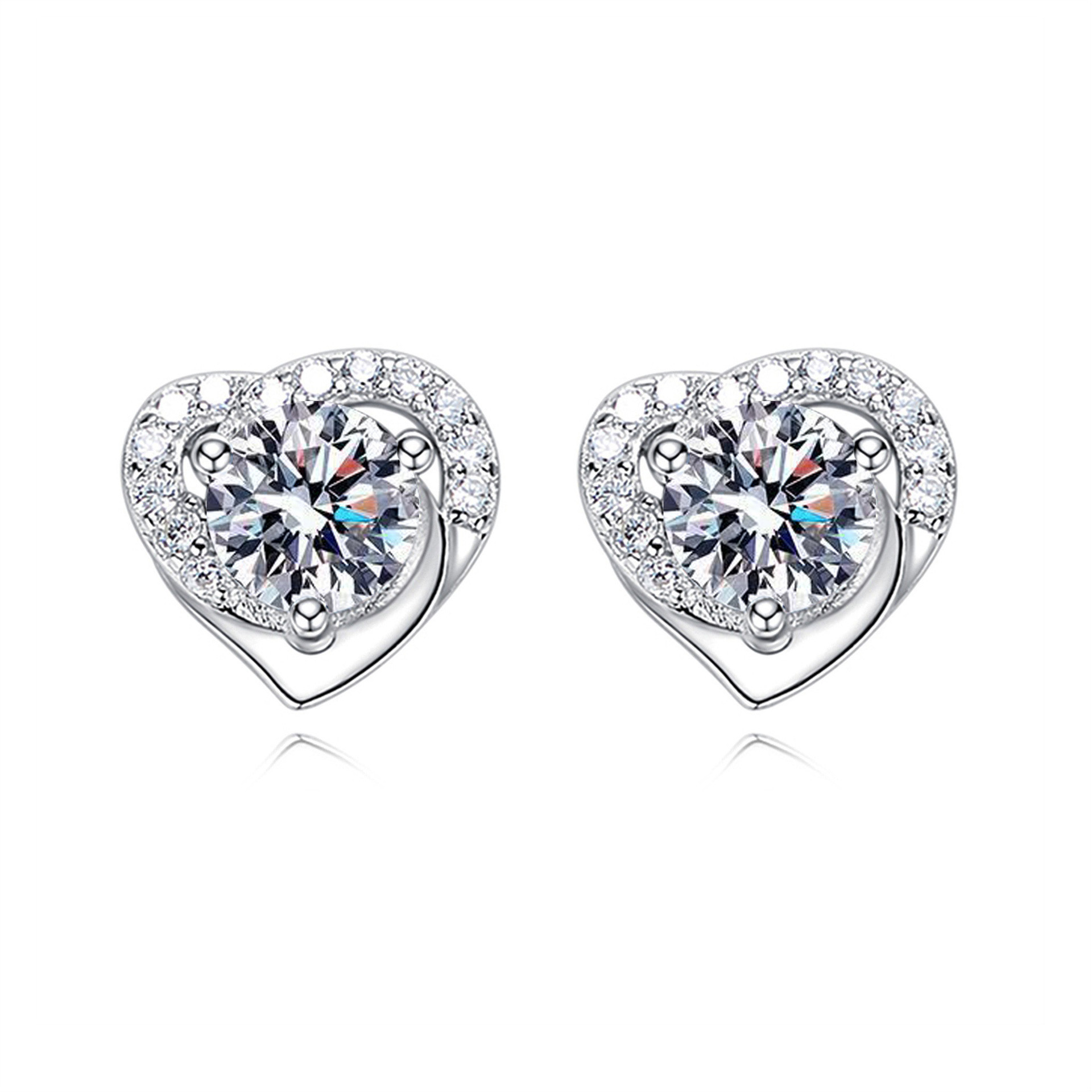 E26 heartbeat earrings [50 points white diamond]