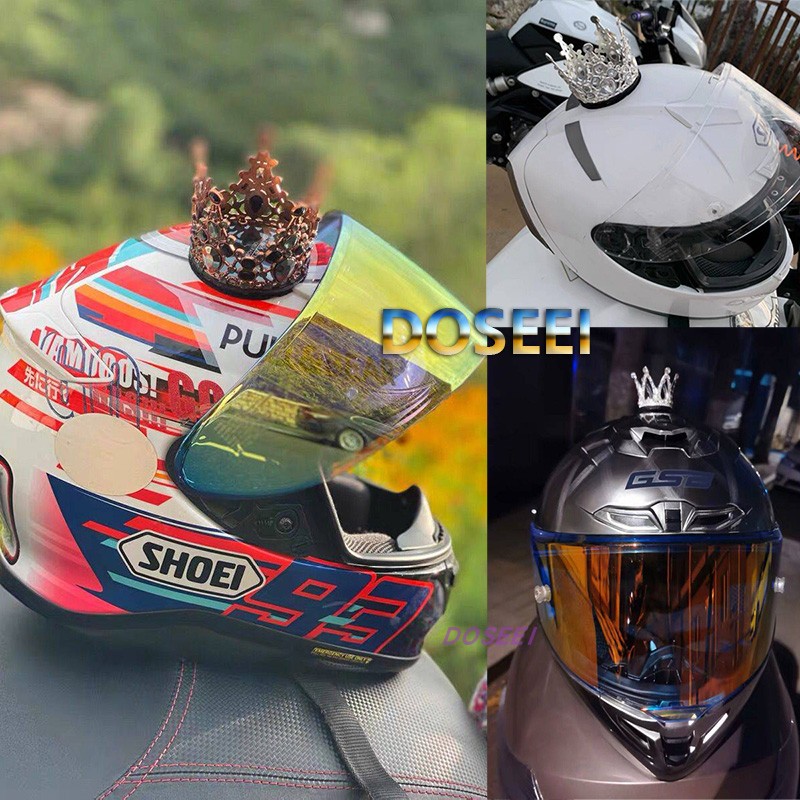 DOSEEI Personality Cat Ear Helmet Decoration Motorcycle Electric Car Ski Helmet