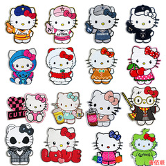 Hello kitty 凯蒂猫贴布熨烫毛巾绣刺绣创意点缀 手工DIY补丁贴