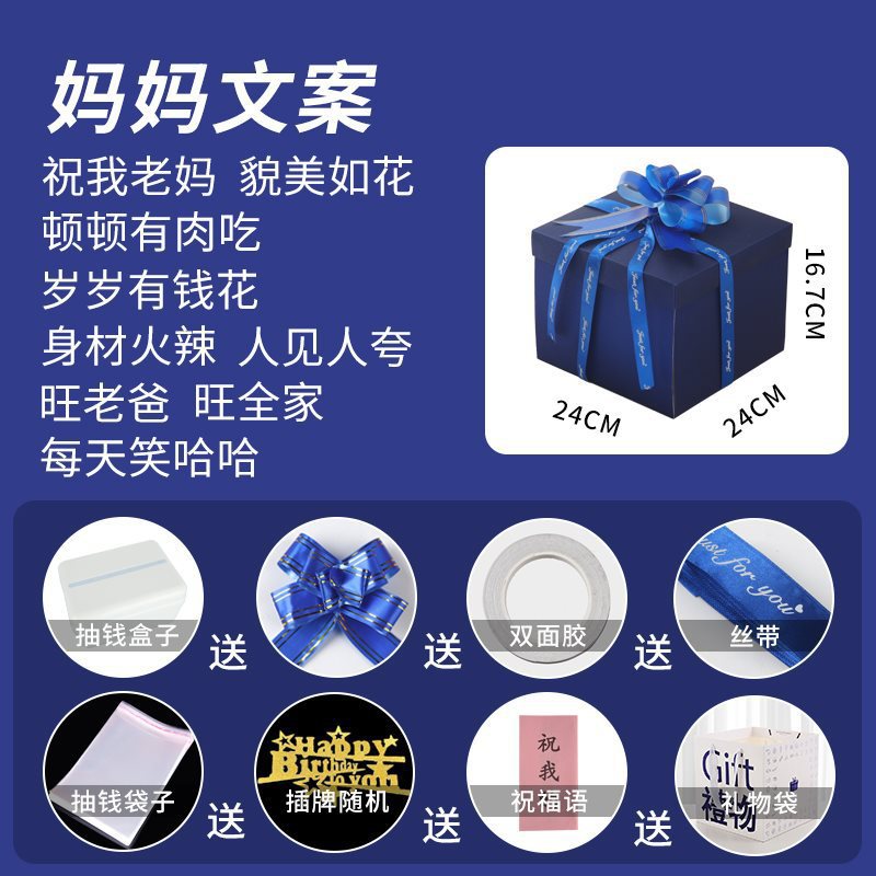 [blue] mom’s copywriting (five-layer frosted and thickened version)