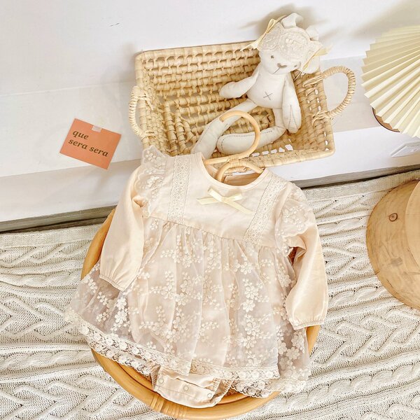 Children's lace overall for new born
