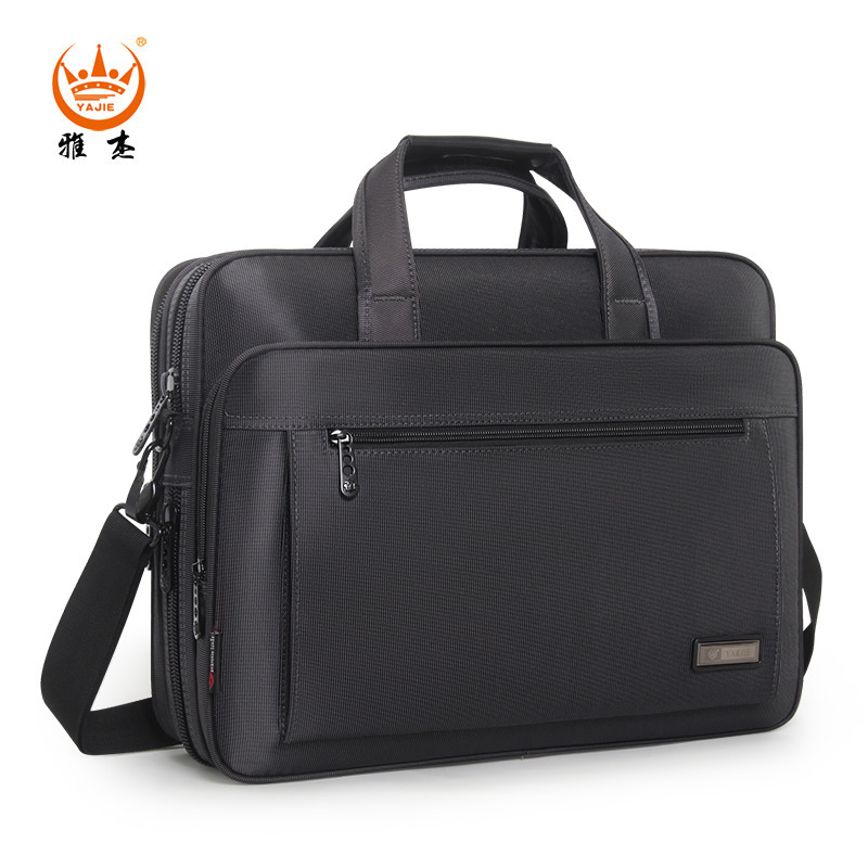Large-Capacity Portable Men's Bag, Briefcase, Men's Business Oxford Cloth Computer Bag, Wear-Resistant Briefcase, Shoulder Business Bag Large-Capacity Portable Men's Bag, Briefcase, Men's Business Oxford Cloth Computer Bag, Wear-Resistant Briefcase, Shoulder Business Bag