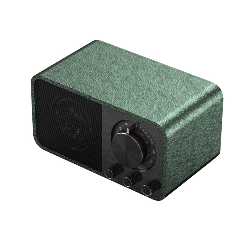 Transfronterizo JY66 altavoces Bluetooth inalámbricos de madera mini regalo creativo tarjeta portátil altavoces retro de escritorio