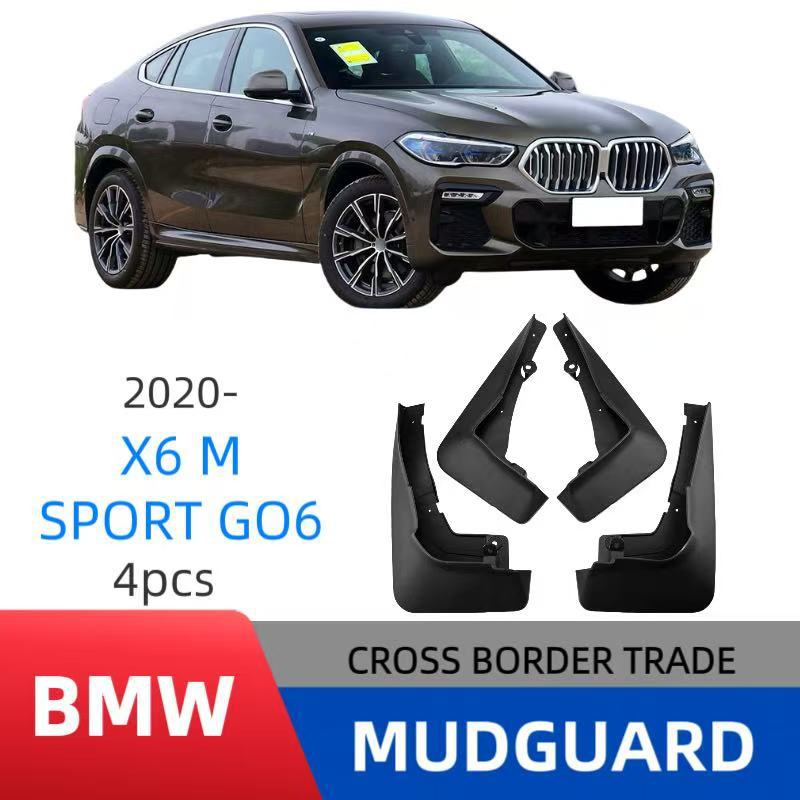 Para BMW X6 M Sport G06 2020-2024 Comercio exterior guardabarros transfronterizos coche suave guardabarros