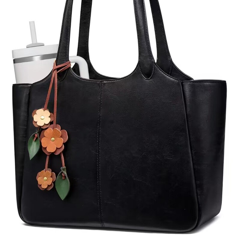 Autumn 2026 Cross-Border Hot-Selling Vegan Leather Large-Capacity Shoulder Bag for Work, Nurses, and Teachers, Waterproof Handbag Suitable for Use