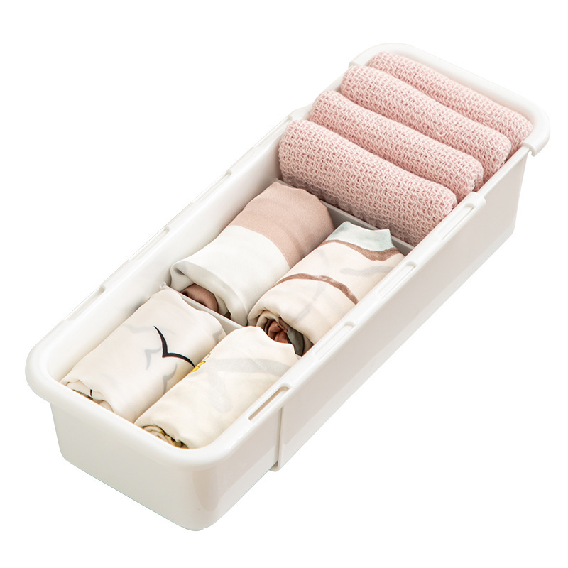 日本引き出し下着収納ケース仕切り伸縮可能靴下下着肌着整理ケース収納神器|undefined