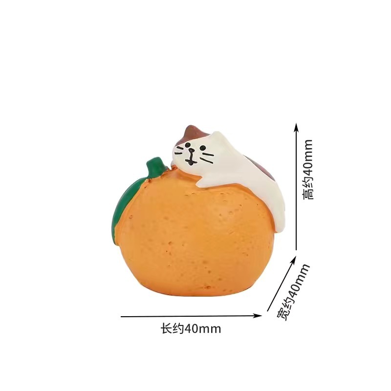 냉장고 자석 오렌지 거짓말 고양이