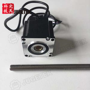NEMA23丝杆步进电机 57马达J机身长56 丝杠300mm直径Tr11*4/10*10