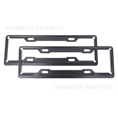 License plate holder/license plate holder – Protection Frame - 10-thick-new-energy-black