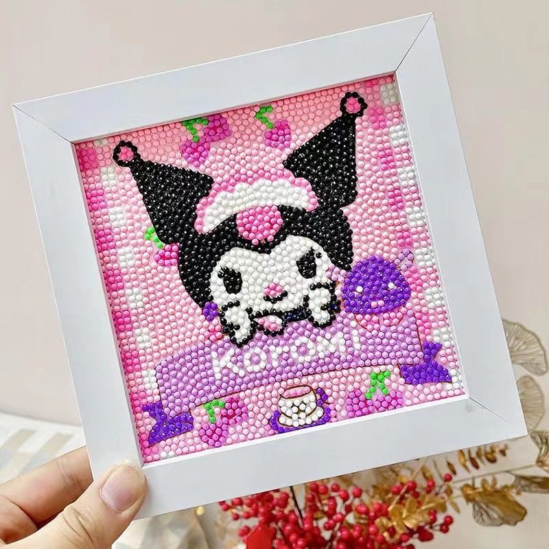 Nuevo dibujo de diamante infantil de labu diy pegatinas de diamante con marcos de fotos hechas a mano diy puzzle pegatinas de mampostería image 188