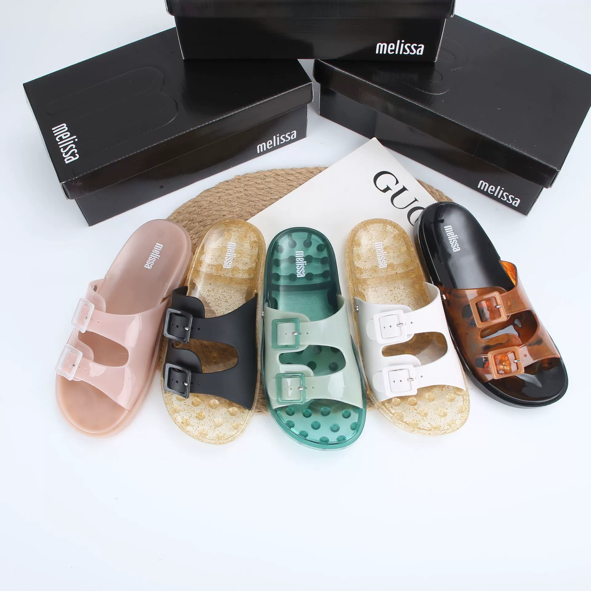 2022 Melissa Новые Jelly Shoes Melissa Drag Drag Drives повседневные тапочки пляжные обувь