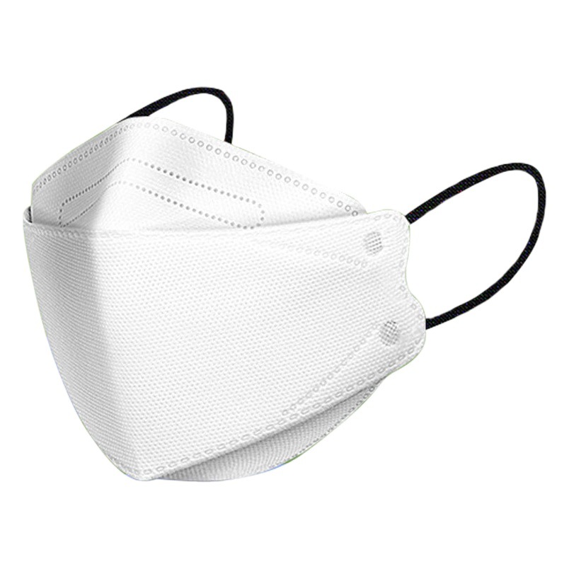 Adult black and white mask independent packaging kn95 fish n95n95 Mask 3d three-dimensional breathable four-layer protective kf94