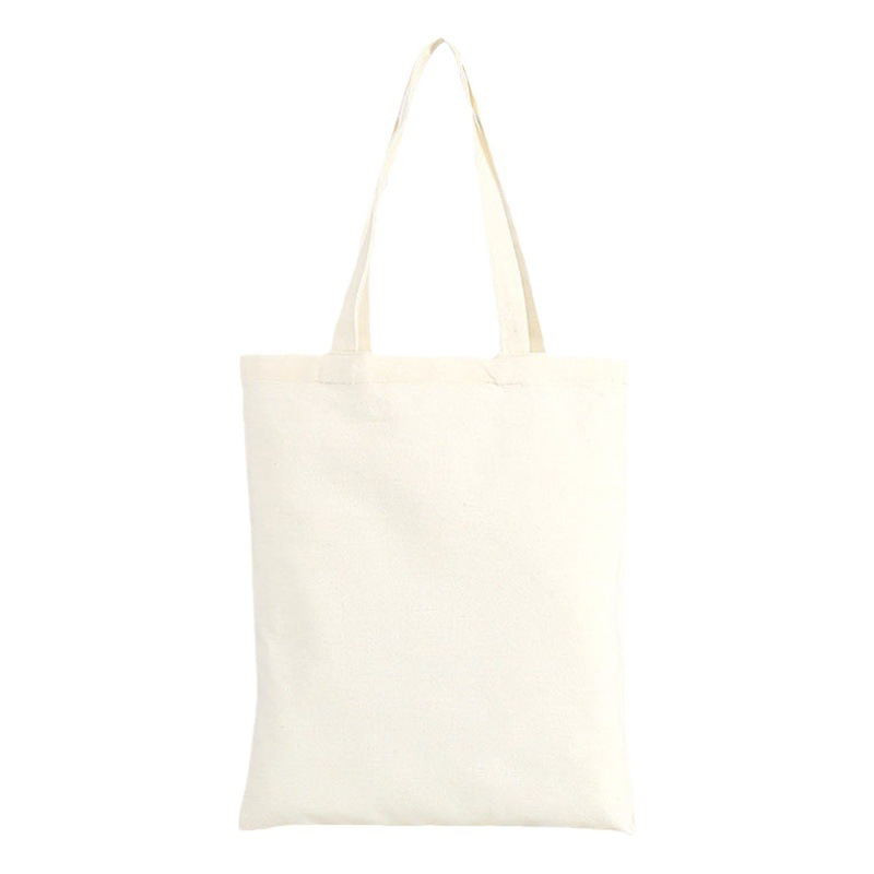 Bolsa de lona personalizada LOGO en blanco en stock solo hombro compras bolsa de algodón regalo de publicidad personalizada bolsa de lona portátil