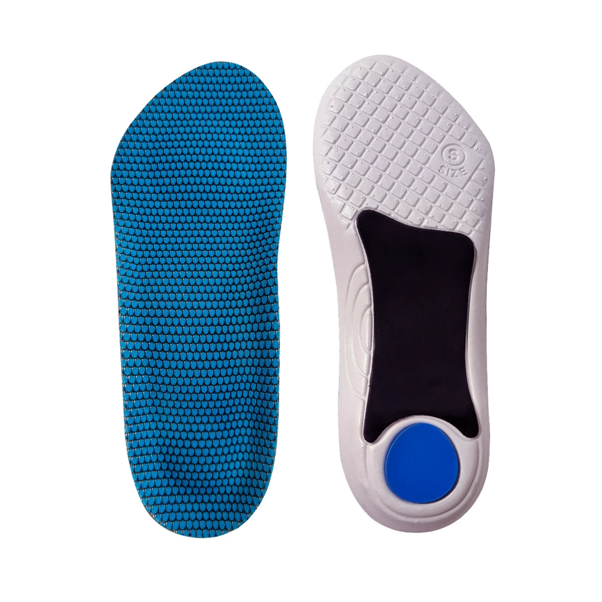 Трансграничные корректирующие стельки Спортивные стельки плоскостопные подушечки для мужчин и женщин Толстая поддержка арки 3/4 Стельки