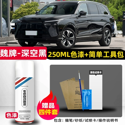in pine green and Li River | Avtomobil boya qələmləri - wei-brand-blue-mountain-deep-space-black-single-bottle-spray-paint-includes-brush-sandpaper