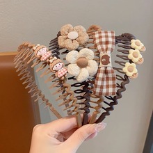 发箍儿童不伤发头箍碎发整理神器发卡女童发梳发饰儿童发箍女韩系