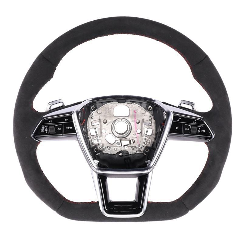 Original Factory Steering Wheel Made Entirely of Alcantara Material Suitable for Audi A4 S3 S5 8Y A6 C7 Rs7