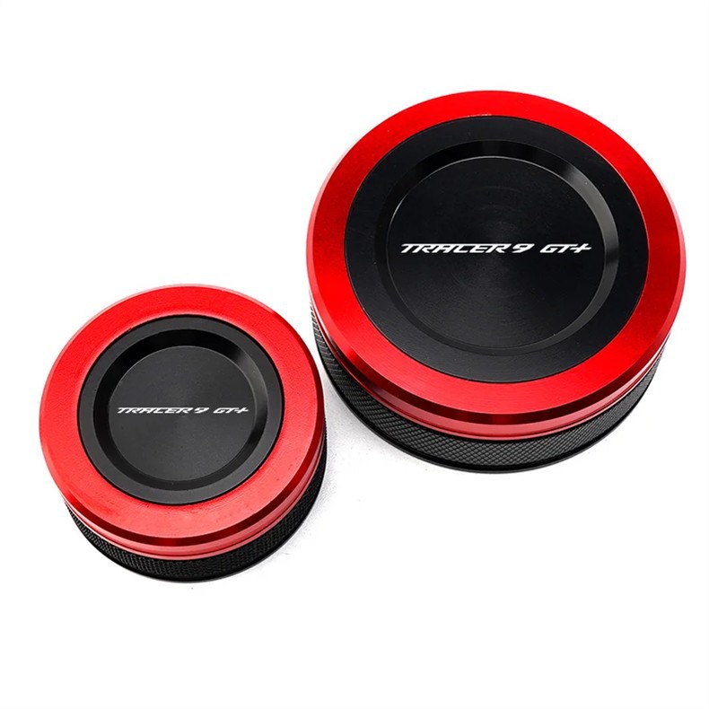 Suitable for Yamaha Tracer9Gt/+ 23-24 Model Modified Front Brake Fluid Cup Cover + Rear Brake Fluid Cup Cover