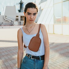 X 15287 Unisex Soft Leather Crossbody Bag ��Ƥб��� �羳ר