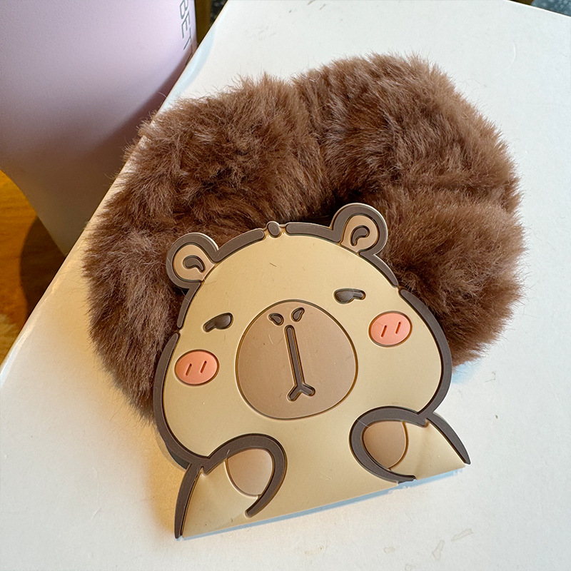 Estilo De Dibujos Animados Unisexo Animal Felpa Liga Para El Cabello display picture 2