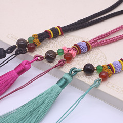 土星中國結掛件流蘇穗子手把玩繩 民族風手繩菠蘿扣掛件文玩掛繩