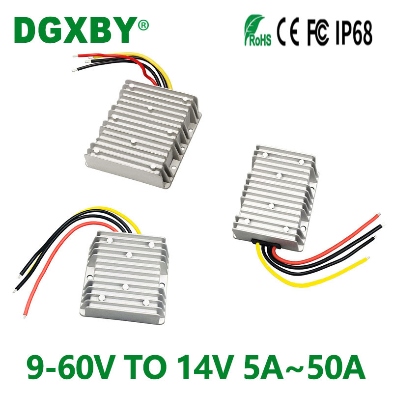 9-60V to 14V 3~50A Dc Power Supply Voltage Regulator Converter 12V24V36V48V to 14V Suitable for Radio Stations 9-60V to 14V 3~50A Dc Power Supply Voltage Regulator Converter 12V24V36V48V to 14V Suitable for Radio Stations