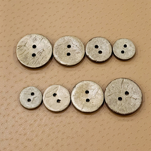Coconut Shell Button Bowl Shape Button for Children's Sweater Coconut Shell Button Vintage Button