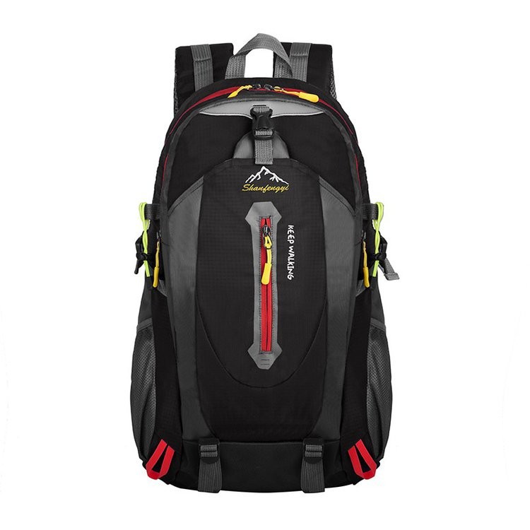 Mochila de Montaña para Exteriores 40L de Nailon Impermeable y Transpirable para Escalada