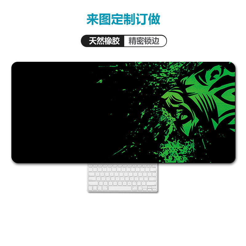 Amazon transfronteriza mapa de calor Rage bestia equipo alfombrilla de ratón de gran tamaño engrosada bloqueo escritorio de la computadora pad alfombrilla de ratón