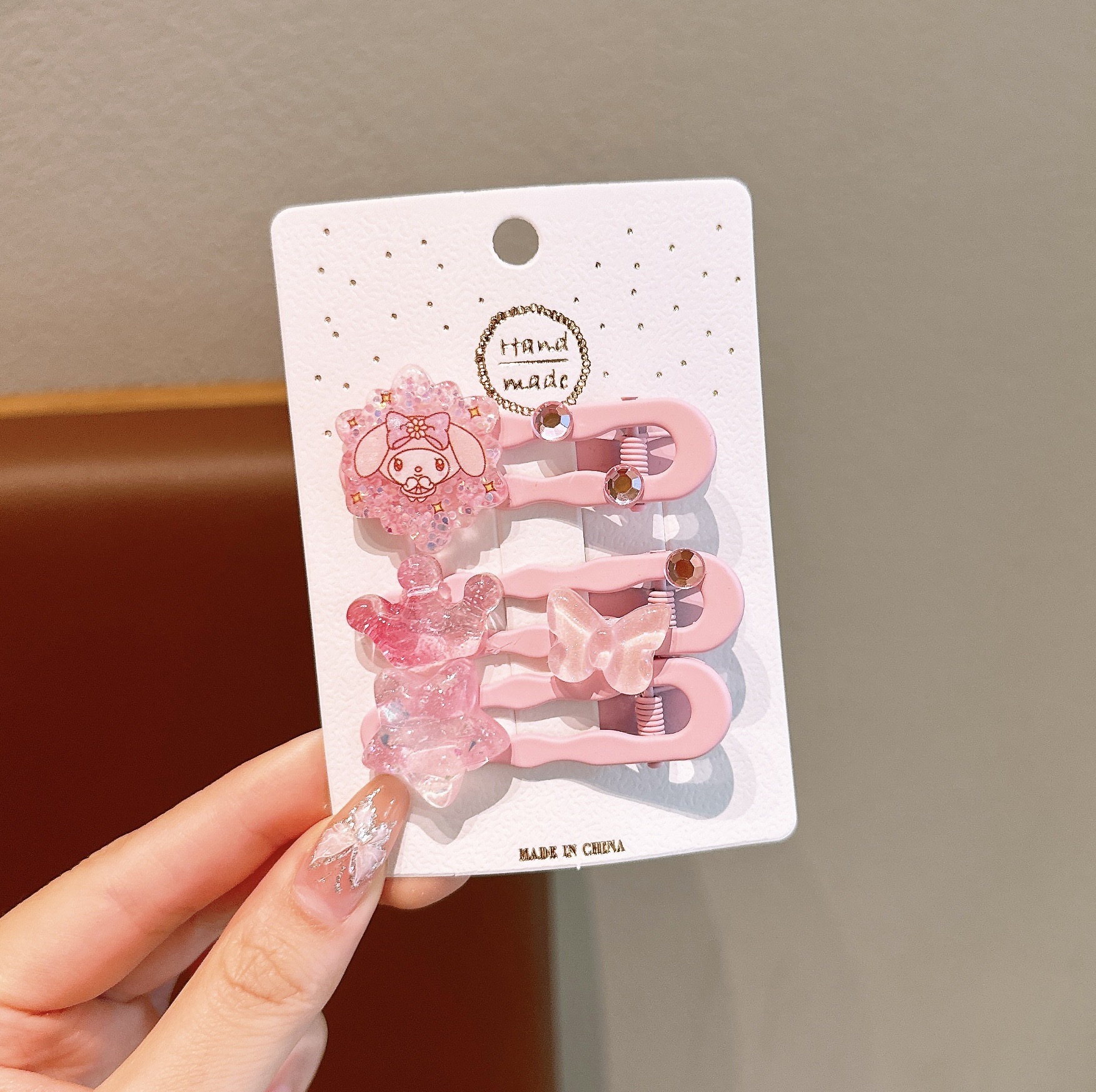 Niños Aisha princesa banda de cabello de niña hielo y nieve con dientes antideslizante banda de cabello acrílico coreano clip de cabello