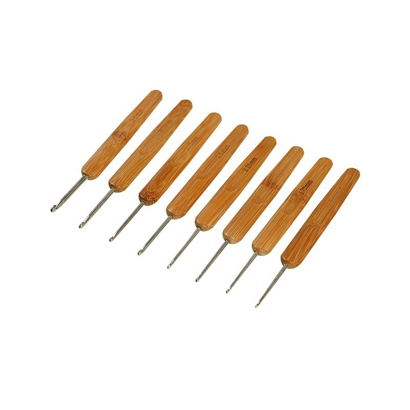 0.5 crochet de dos cabezas 0.75 trenza sucia de tres cabezas, herramienta tejida de bricolaje hecha a mano, peluca, gancho, aguja, suéter, juego de agujas al por mayor