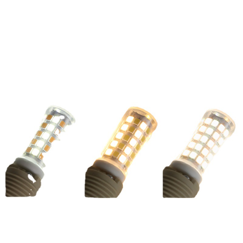 Bombilla LED pequeña superbrillante con base de tornillo para iluminación del hogar, lámpara de bajo consumo con tres colores de luz blanca cálida, fuente de luz G9 para candelabro de cristal L.