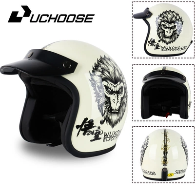 Motorcycle Three-Quarter Helmet 3C, Motosiklet kaskı (dəbilqə) - wukong-m