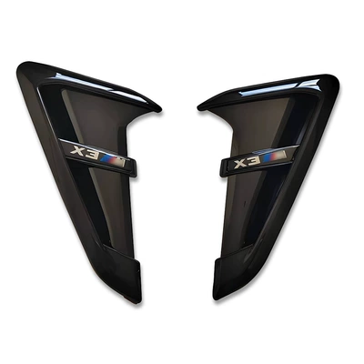 Suitable for Bmw X3 (22+) G01 Fender Side Skirts, Car Modification Parts, Large Quantity, Excellent Price, Factory Direct Sales (Fixed wind wing) - glossy-black