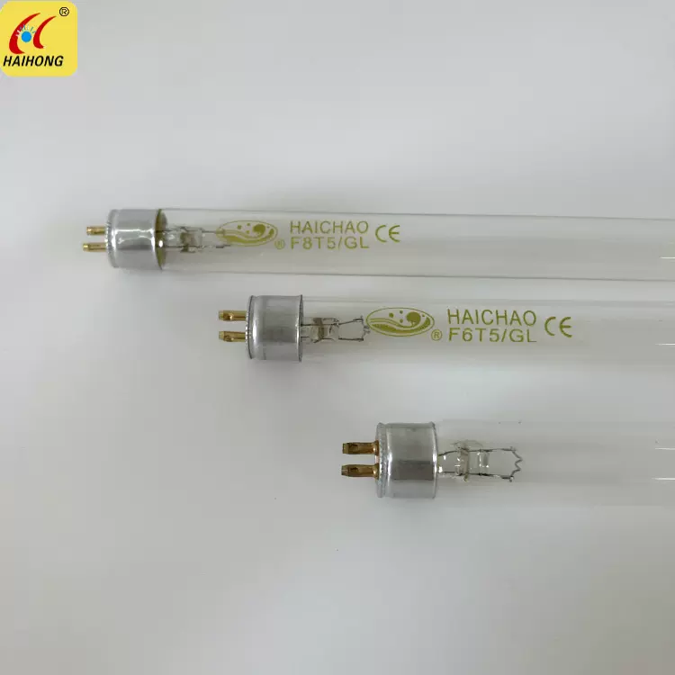 杀菌灯管T5 4W6W8W15W16W瓦 出口TUV GL UVC 消毒灯管高硼玻璃