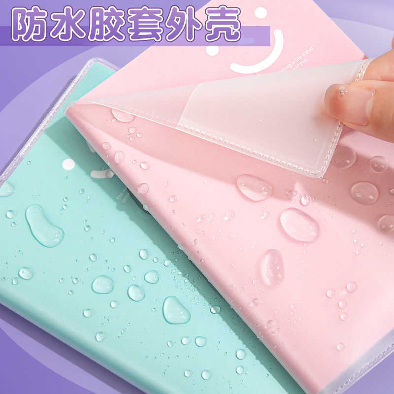 Cuaderno de goma portátil pequeño cuaderno portátil a6 pequeño cuaderno portátil 64K cuaderno de cuentas