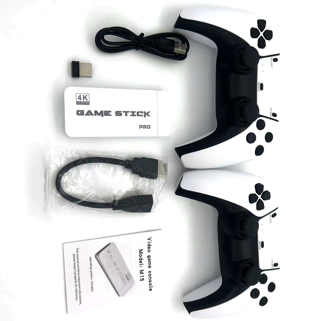 20000 consola de juegos HD 4K de doble mango TV consola de juegos doméstica M15PS1 HD mini mango inalámbrico