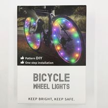 自行车灯 单车夜骑轮圈灯警示灯 装饰灯 电子灯骑行装备
